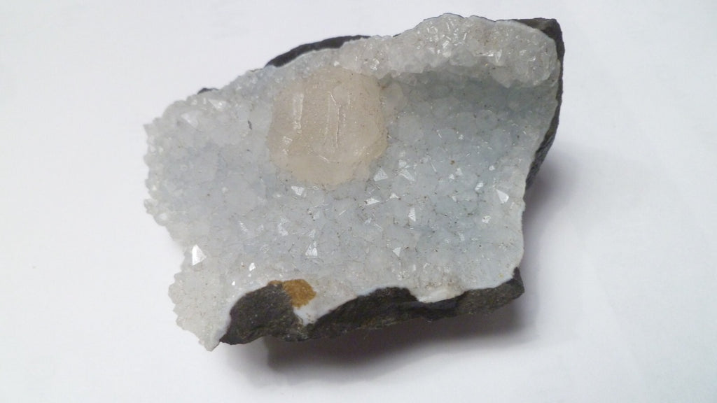 Calcite Crystals with Selenite Crystal Geode