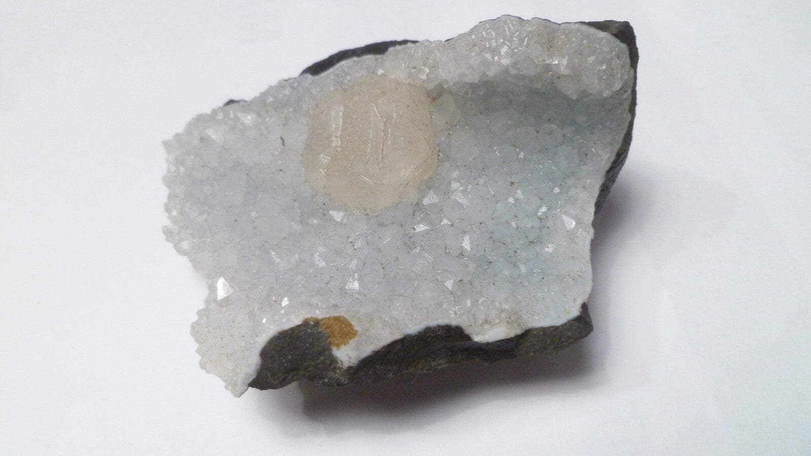 Calcite Crystals with Selenite Crystal Geode
