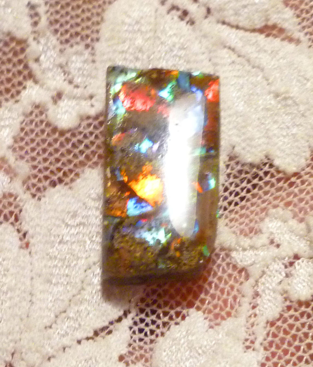 FireLyte© NEW! Iridescent Multi Color Gemstone 23x12mm