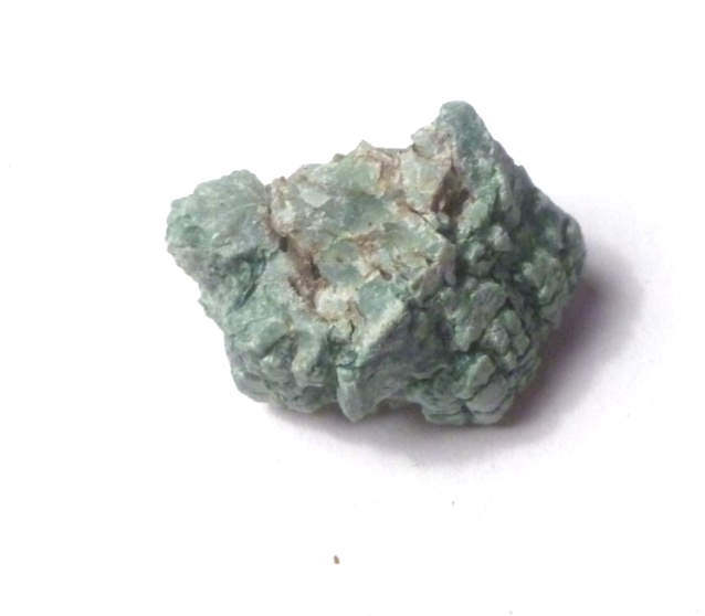 CHROMIUM! Mint GREEN Petrified Wood Log ARIZONA 35.6 cts 28mm