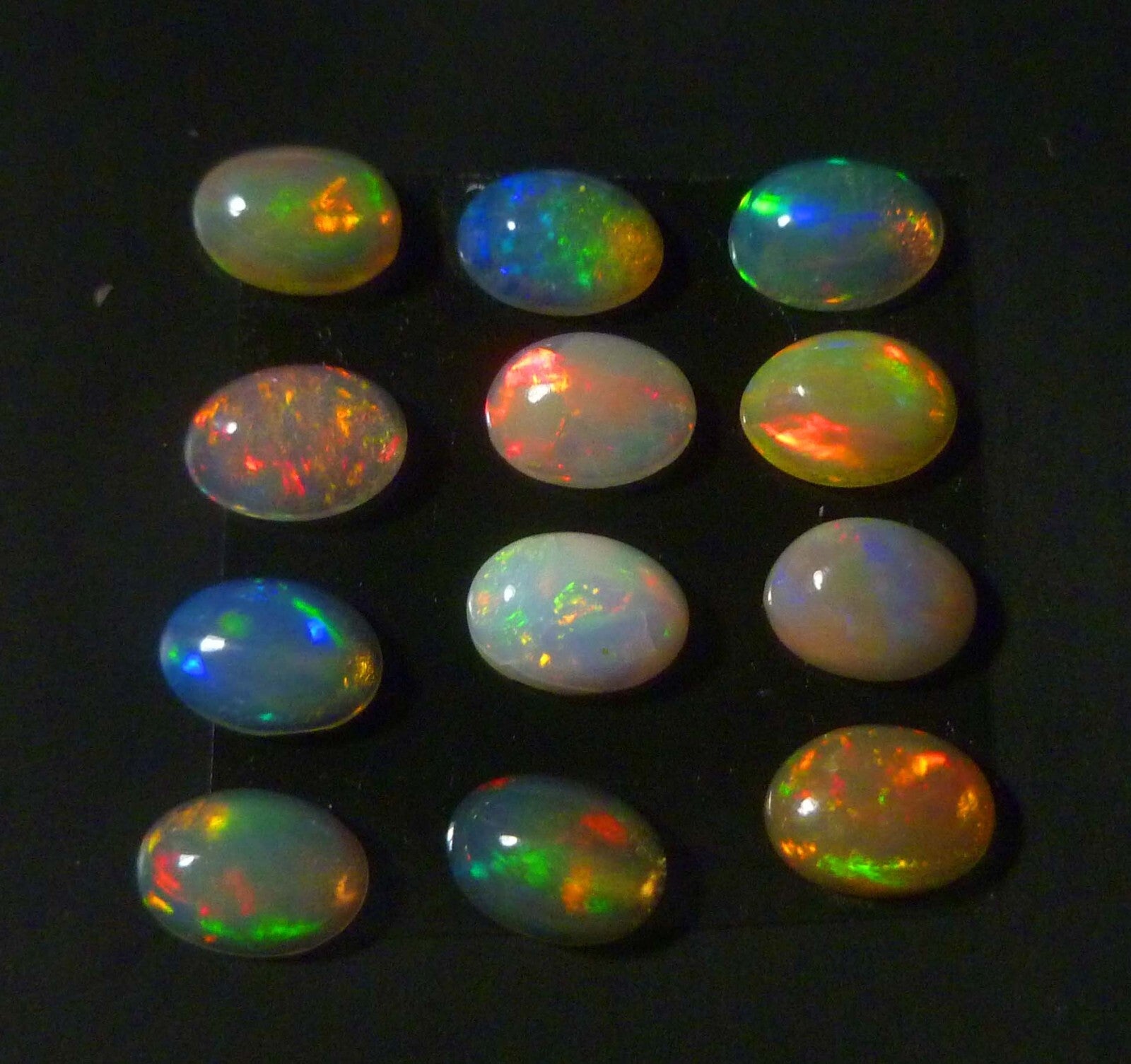 Ethiopian Solid Opals 7x5mm Loose Gemstone Sold Separately US SELLER