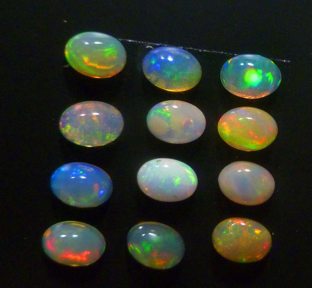 Ethiopian Solid Opals 7x5mm Loose Gemstone Sold Separately US SELLER