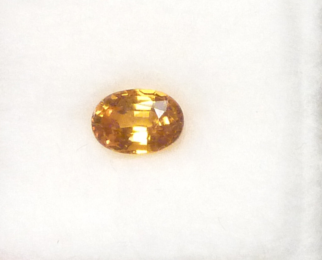 Yellow Sapphire 7x5mm Gemstone 1.12 Carats VVS