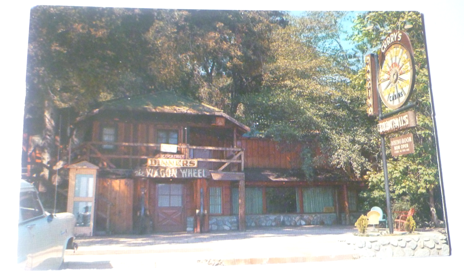 Postcard Mount Baldy Lodge California USA 1961