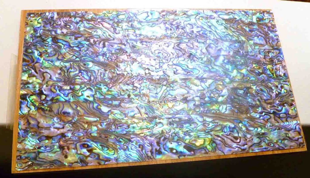 😍 A+ Big Paua Shell Veneer INLAY OVERLAY Luthier Scrapbook Die Cut Punch out!