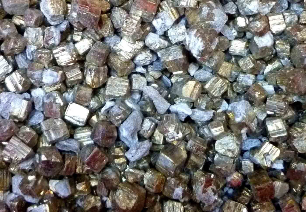 Lot of GOLDEN Pyrite Crystals Great for SPECIMENS, miniature DECORATIONS