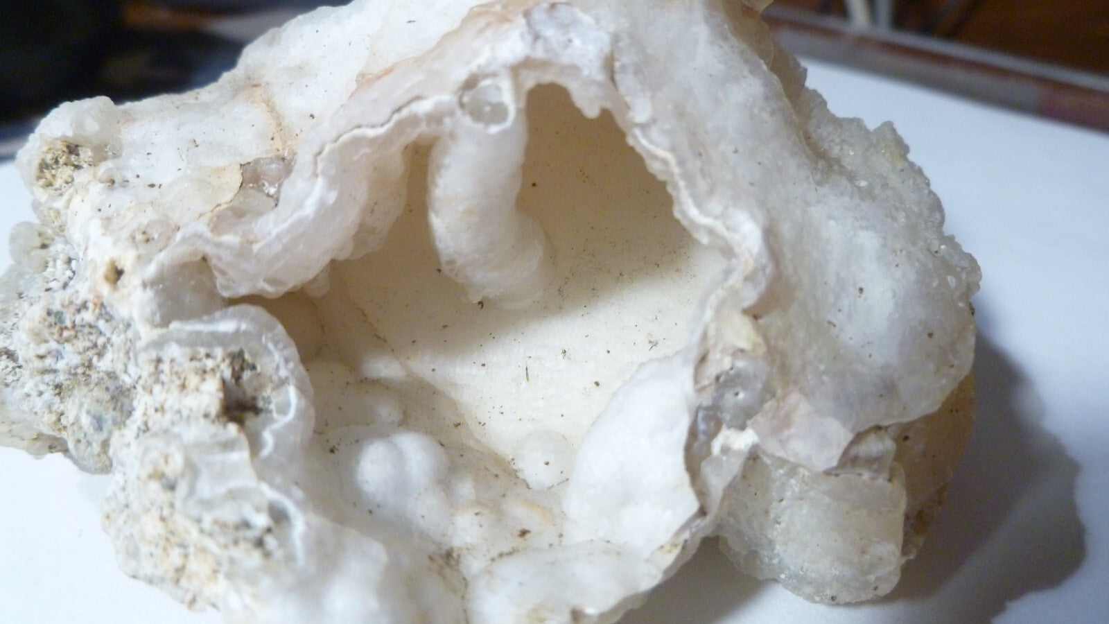 Calcite Geode Mexico Worm Tube in a "Cave" AWESOME