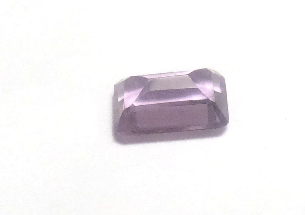 Genuine Rose D'France Amethyst Emerald Cut 7 x 5 x 3 MM Oval  - .6 CT