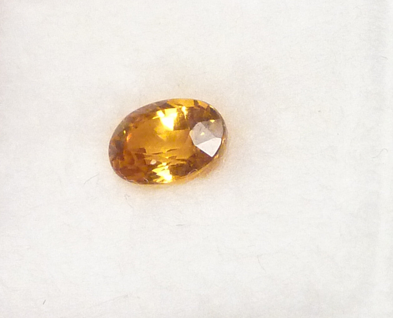 Yellow Sapphire 7x5mm Gemstone 1.12 Carats VVS