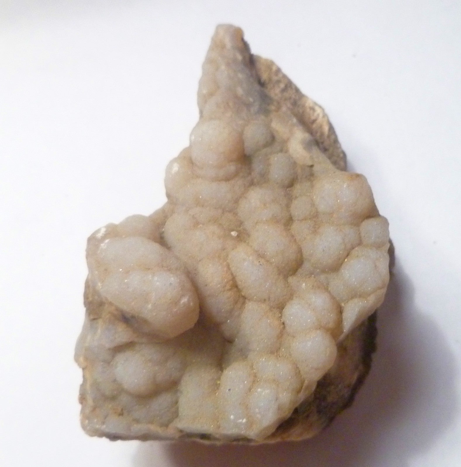 Blue-Green Chrysocolla in Botryoidal Chalcedony Cabinet Specimen