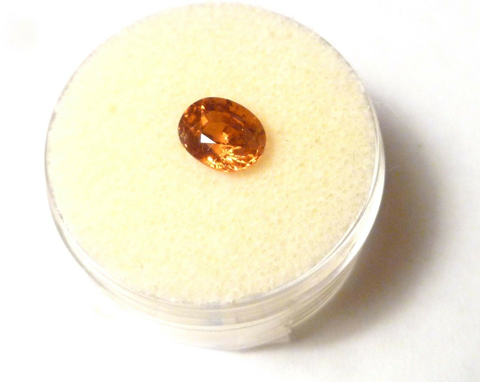 Spessartine,Mandarin Garnet 1.78ct (7.5x 5 Oval ) Gemstone, Loose Spessertitte