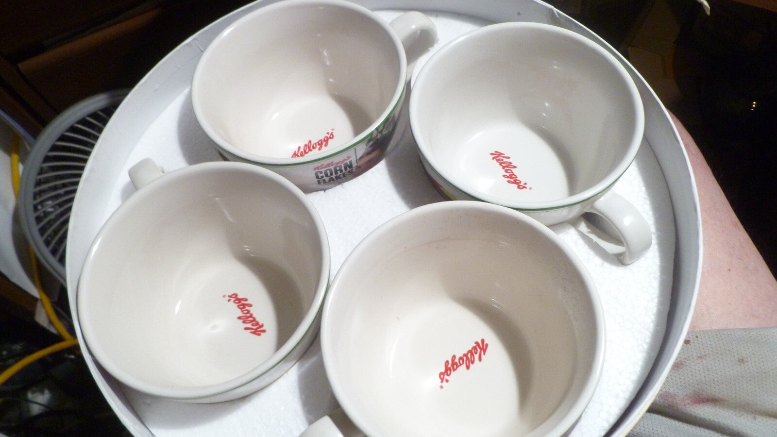 Kelloggs Corn Flakes Norman Rockwell Mug Bowls & Plates Set 8 pcs TOTAL 2013 New