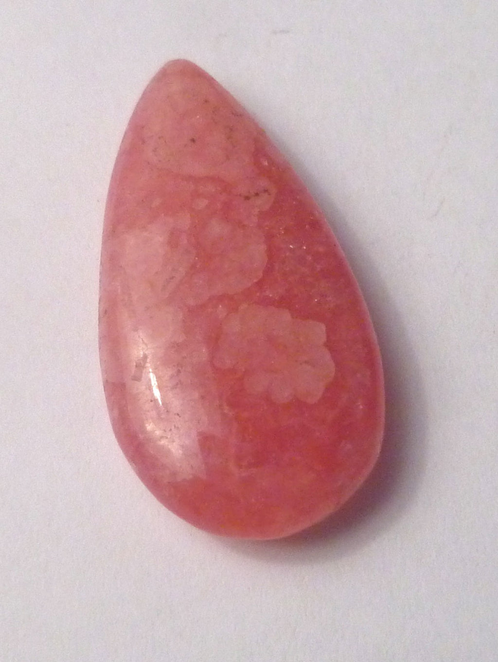 Natural Pink Rhodochrosite Teardrop Loose Gemstone For Jewelry 21.9Cts