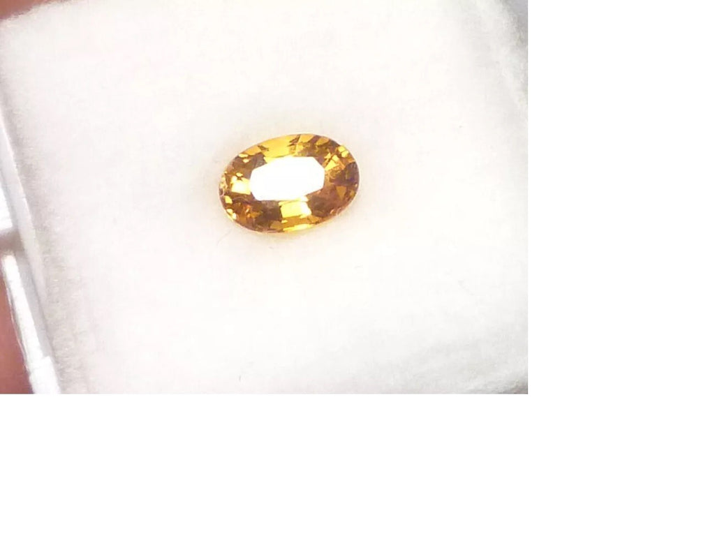 Yellow Sapphire 7x5mm Gemstone 1.12 Carats VVS