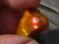 RED FLASH!  Welo Ethiopia Precious Opal Rough 16.6 carats Ethiopian