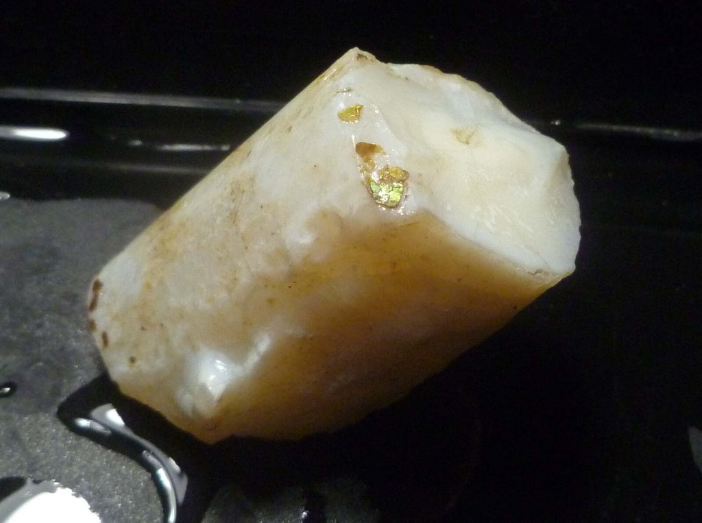 Awesome!  Virgin Valley WHITE Precious Opal Petrified Wood Log Nevada 271..2 cts
