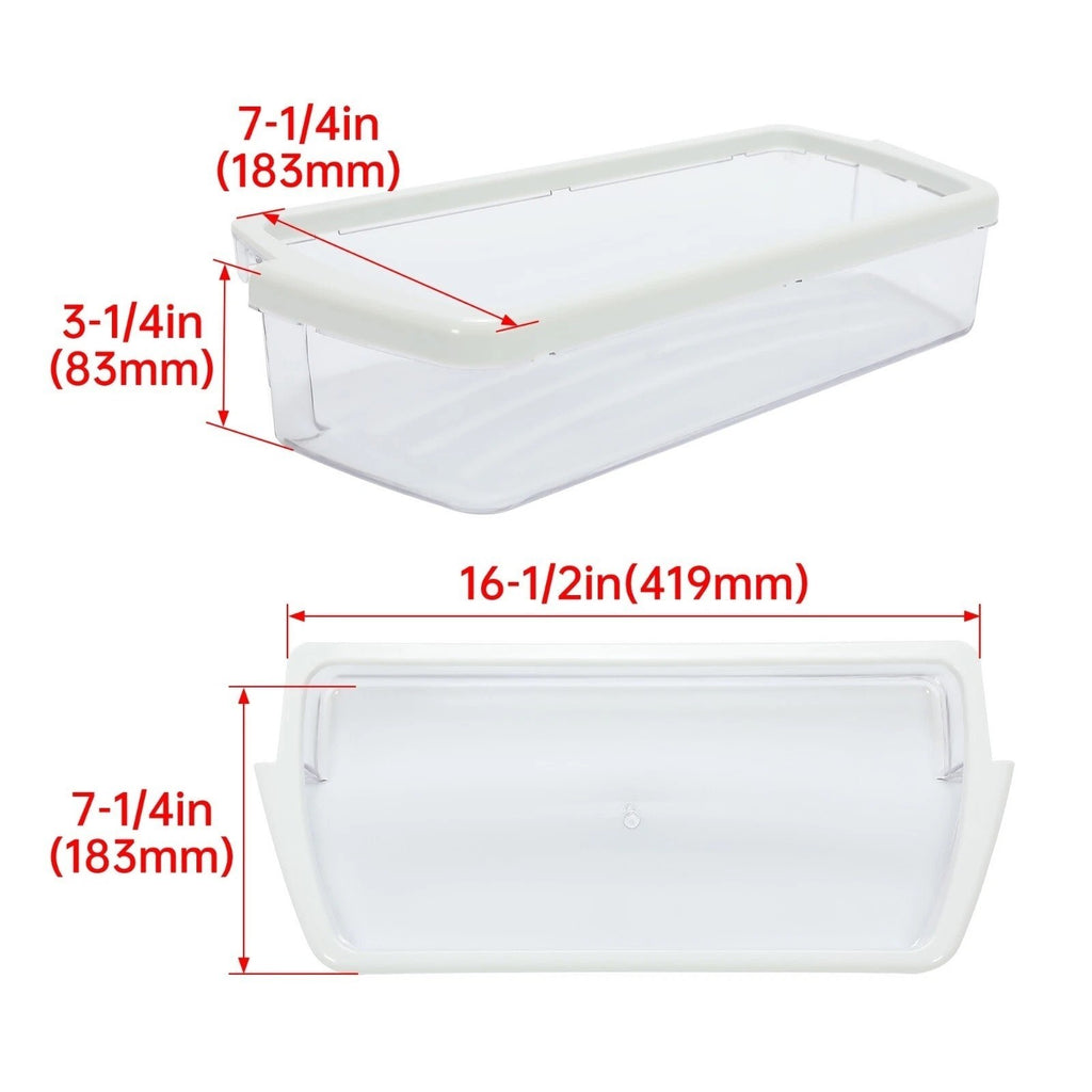 4PC W10321304 Door Bin Compatible with Whirlpool Refrigerator