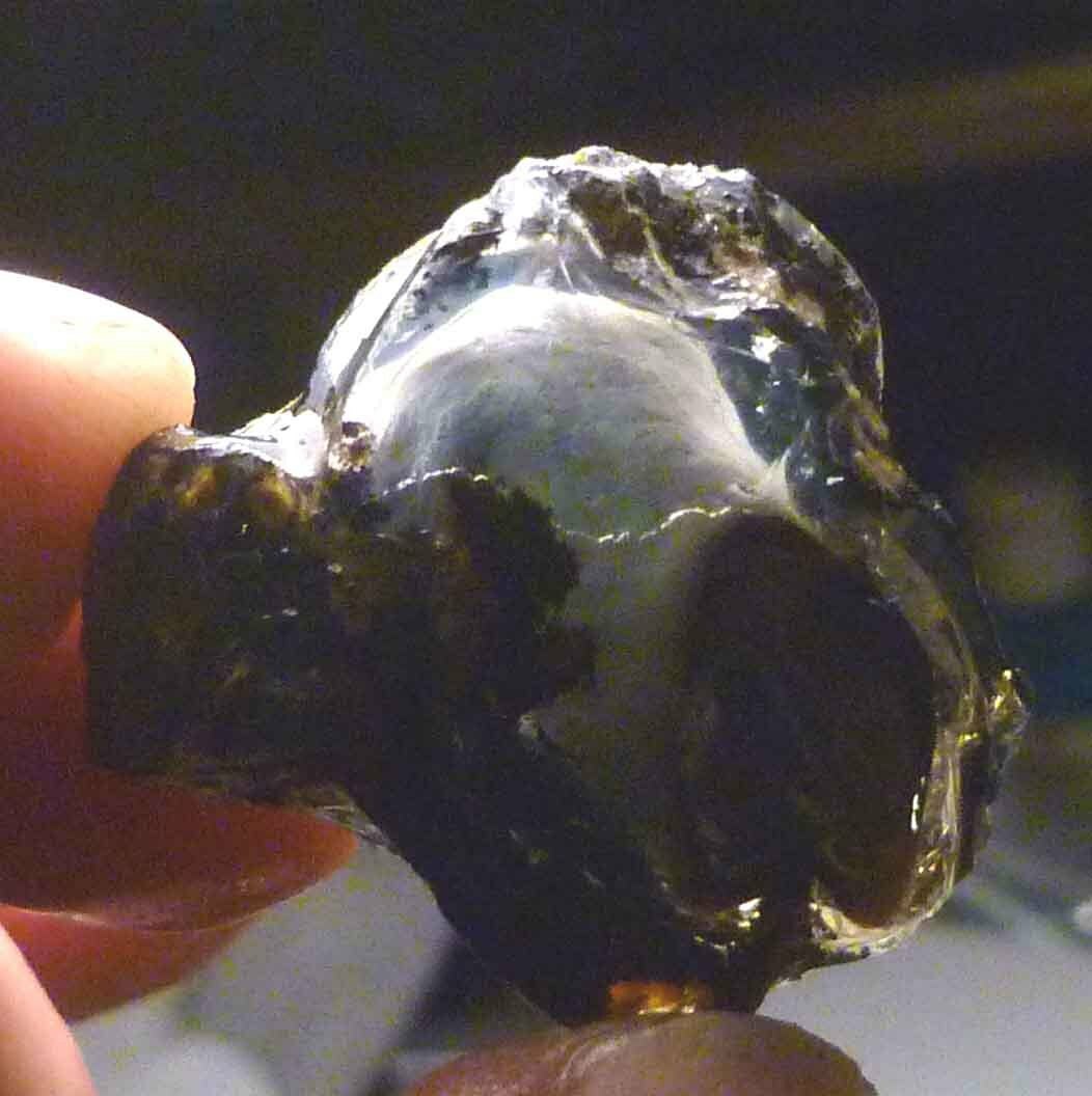 XXX Rare Ghost OPAL Ethiopia Precious Opal Crystal with a Ghost