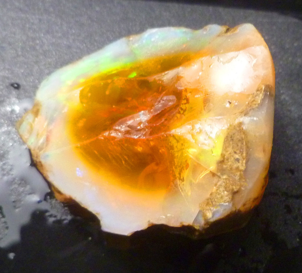 CRYSTAL OPAL NUGGET Ethiopian Precious Welo Opal  FLASH 90cts