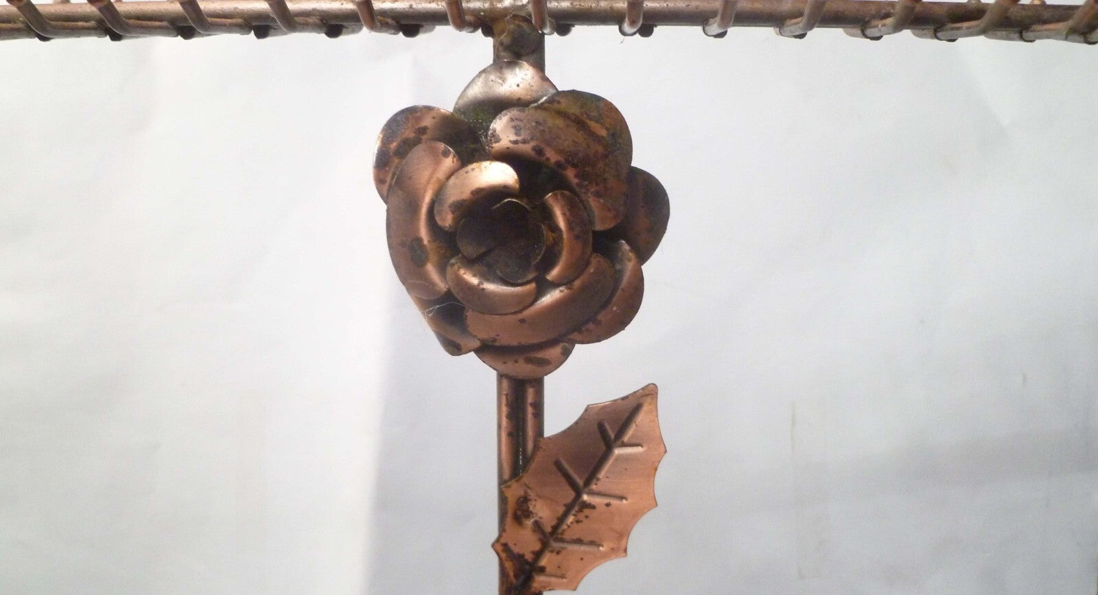Solid Copper Necklace Jewelry Display Stand, 10 W x 13" H Rose 32 pegs OFFER